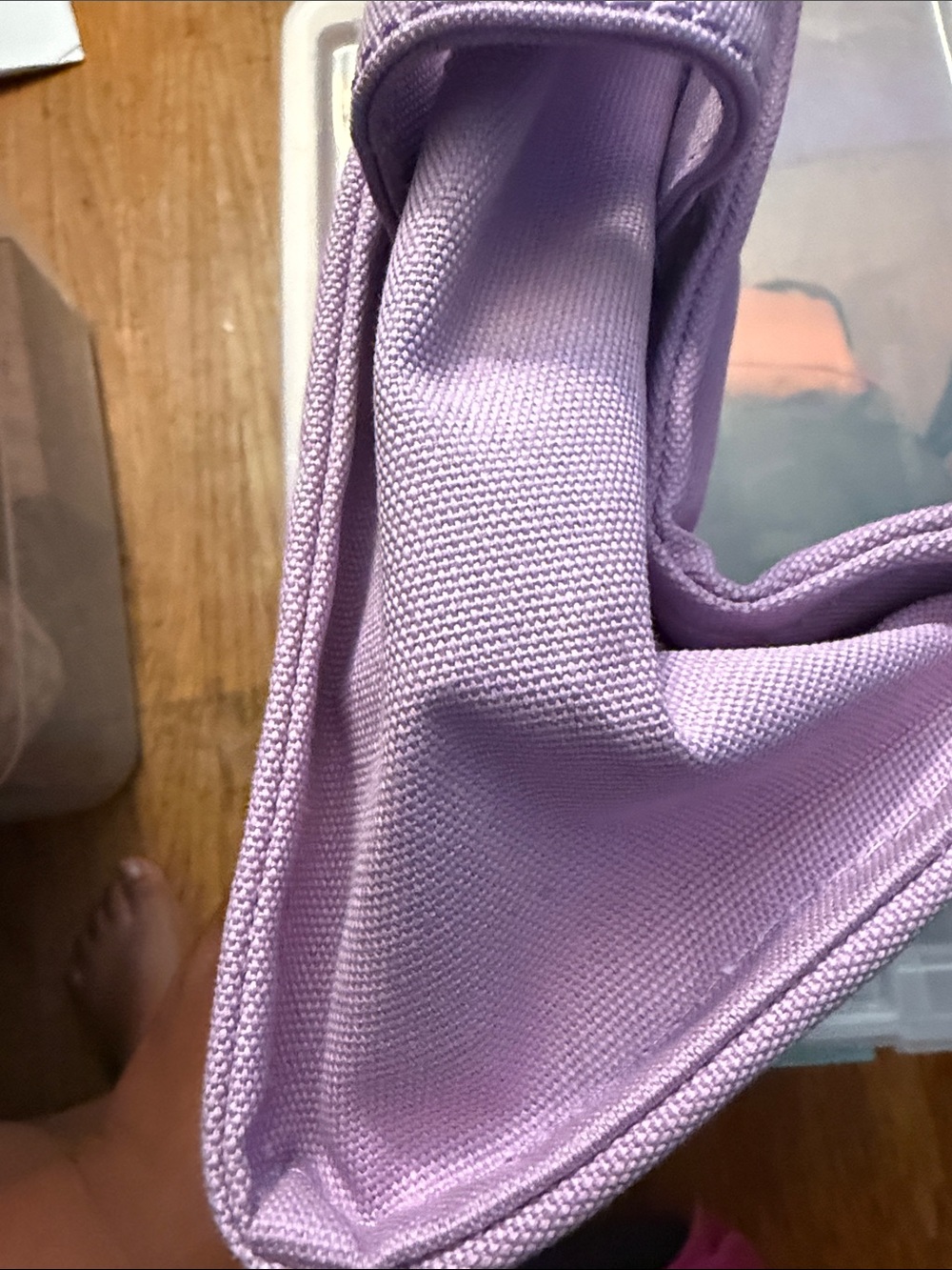 Marc Jacobs Lavender Canvas Tote medium size used - Picture 4 of 8
